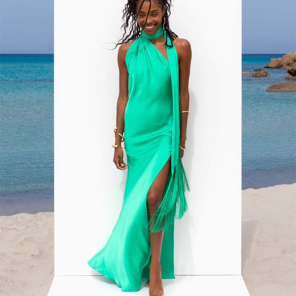 Azzara Rat & Boa dress